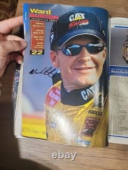 Signed Official Nascar 2002 Preview and Press Guide Magazine Bulk Signature rare