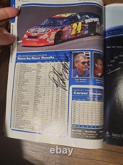 Signed Official Nascar 2002 Preview and Press Guide Magazine Bulk Signature rare