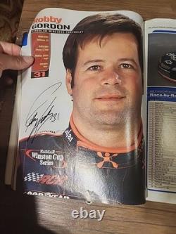 Signed Official Nascar 2002 Preview and Press Guide Magazine Bulk Signature rare
