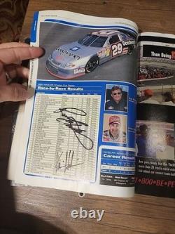 Signed Official Nascar 2002 Preview and Press Guide Magazine Bulk Signature rare