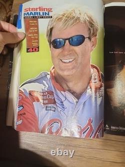 Signed Official Nascar 2002 Preview and Press Guide Magazine Bulk Signature rare