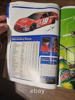 Signed Official Nascar 2002 Preview and Press Guide Magazine Bulk Signature rare