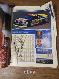 Signed Official Nascar 2002 Preview and Press Guide Magazine Bulk Signature rare