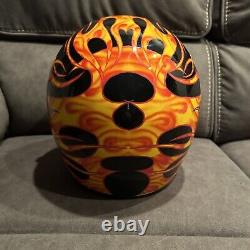 Signed Tony Stewart Helmet, Gibbs Home Depot, Full Size Smoke Replica Simpson