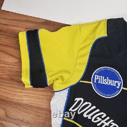 Size Large Nascar Jacket Pillsbury Doughboy General Mills Black And Yellow