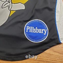 Size Large Nascar Jacket Pillsbury Doughboy General Mills Black And Yellow