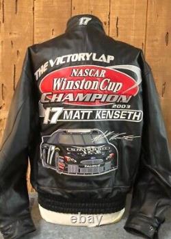 Smirnoff Ice #17 Matt Kenseth NASCAR Jacket Men's M JH Design Roush Racing Ford