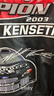 Smirnoff Ice #17 Matt Kenseth NASCAR Jacket Men's M JH Design Roush Racing Ford