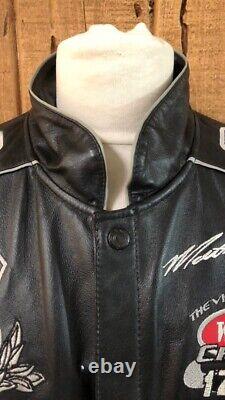 Smirnoff Ice #17 Matt Kenseth NASCAR Jacket Men's M JH Design Roush Racing Ford