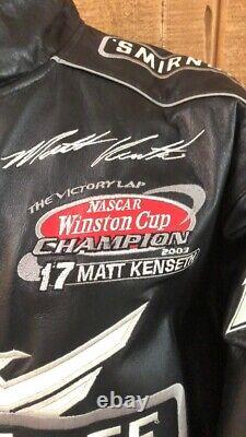 Smirnoff Ice #17 Matt Kenseth NASCAR Jacket Men's M JH Design Roush Racing Ford