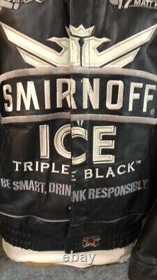 Smirnoff Ice #17 Matt Kenseth NASCAR Jacket Men's M JH Design Roush Racing Ford