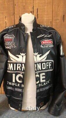 Smirnoff Ice #17 Matt Kenseth NASCAR Jacket Men's M JH Design Roush Racing Ford