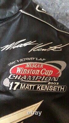 Smirnoff Ice #17 Matt Kenseth NASCAR Jacket Men's M JH Design Roush Racing Ford