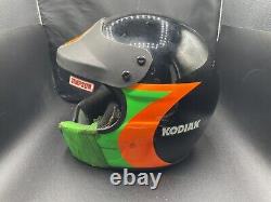 Stacy Compton Kodiak Racing Race Worn Pit Crew Helmet NASCAR Dodge Tobacciana