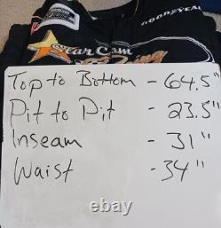 StarCom Racing Race Used G-Force Firesuit NASCAR Cup Series Houff Cope Sup Essex