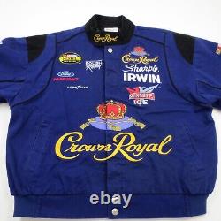 Team Caliber NASCAR Jacket Medium Crown Royal Roush Racing Nextel Cup Series