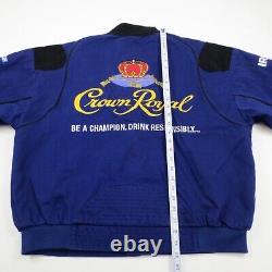 Team Caliber NASCAR Jacket Medium Crown Royal Roush Racing Nextel Cup Series