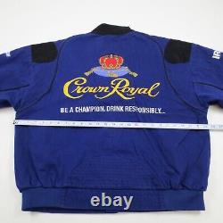 Team Caliber NASCAR Jacket Medium Crown Royal Roush Racing Nextel Cup Series