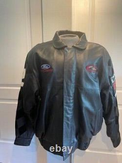 Team Marines Ford Racing Leather High Quality Jacket, #25 Busch Series Size XL