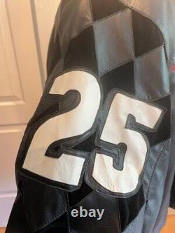 Team Marines Ford Racing Leather High Quality Jacket, #25 Busch Series Size XL