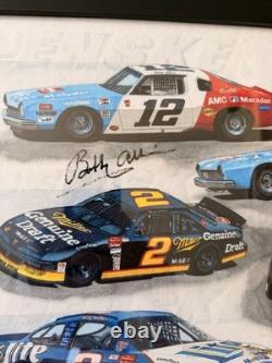 Team Penske 50 Wins Autoed Print NASCAR Ryan Newman Rusty Wallace Bobby Allison