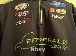 Team Penske NASCAR Pit Crew Shirt Fitzgerald Keselowski Joey Logano Race Used M