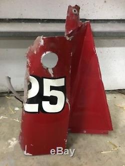 Tim Richmond #25 Folgers NASCAR race used fender quarter extension sheetmetal