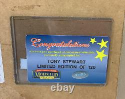 Tony Stewart 20 Autographed Race Used Tire Limited Nascar Winston Cup Champ