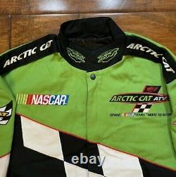 Tony Stewart Arctic Cat Racing Race Jacket Mens Size Large NASCAR Arcticwear