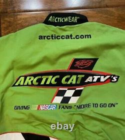 Tony Stewart Arctic Cat Racing Race Jacket Mens Size Large NASCAR Arcticwear