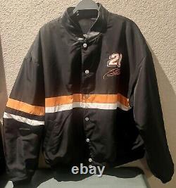 Tony Stewart NASCAR #20 Leather Racing Reversible Jacket AUTOGRAPHED Large