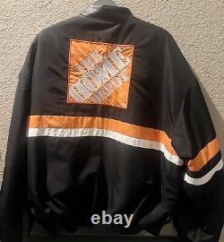 Tony Stewart NASCAR #20 Leather Racing Reversible Jacket AUTOGRAPHED Large