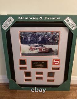 Tony Stewart Picture Mounted Memories Huge Race Used Metal Windshield Suit Tire