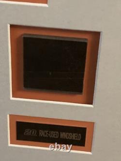 Tony Stewart Picture Mounted Memories Huge Race Used Metal Windshield Suit Tire
