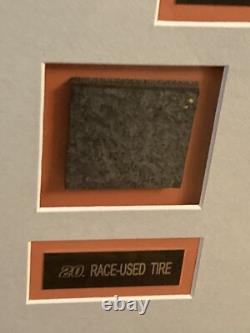 Tony Stewart Picture Mounted Memories Huge Race Used Metal Windshield Suit Tire