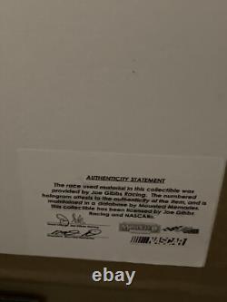 Tony Stewart Picture Mounted Memories Huge Race Used Metal Windshield Suit Tire