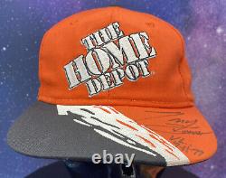 Tony Stewart SIGNED/INSCRIBED Home Depot 1st CUP WIN Victory Lane Hat Richmond