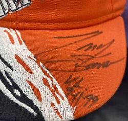 Tony Stewart SIGNED/INSCRIBED Home Depot 1st CUP WIN Victory Lane Hat Richmond