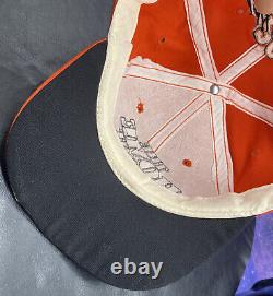 Tony Stewart SIGNED/INSCRIBED Home Depot 1st CUP WIN Victory Lane Hat Richmond