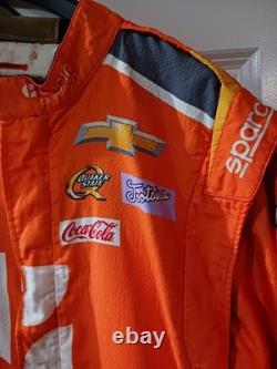 Trackhouse Racing Race Used Choice Chevy Pit Crew Firesuit NASCAR Daniel Suarez