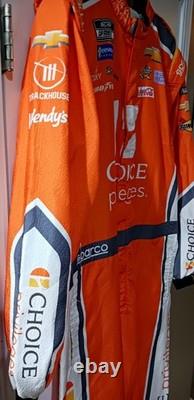 Trackhouse Racing Race Used Choice Chevy Pit Crew Firesuit NASCAR Daniel Suarez