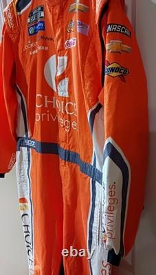 Trackhouse Racing Race Used Choice Chevy Pit Crew Firesuit NASCAR Daniel Suarez