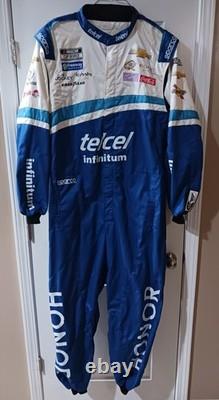 Trackhouse Racing Race Used telcel Chevy Pit Crew Firesuit NASCAR Daniel Suarez