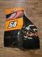 Ty Gibbs #54 2024 Watkins Glen Race Used Corner Bumper Cw Nascar Sheet Metal #54