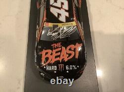Tyler Reddick Autographed 2024 Toyota The Beast Hard 6% Custom Diecast & Card
