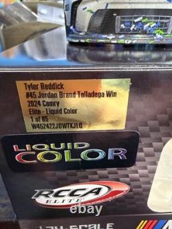 Tyler Reddick Jordan Brand Talladega 2024 Liquid Win Elite 1 of 85 1/24 Diecast