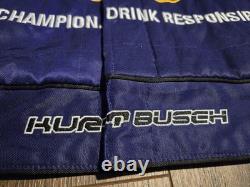 ULTRA RARE Crown Royal NASCAR Jacket High Quality Kurt Busch Men's Size L Large
