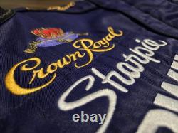 ULTRA RARE Crown Royal NASCAR Jacket High Quality Kurt Busch Men's Size L Large