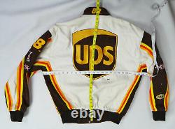 UPS nascar jacket small Dale Jarrett racing patch united parcel service vintage