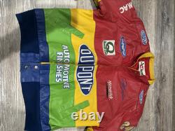 USA Leather JEFF GORDON #24 Dupont Mens XL CHASE BRAND NASCAR Race Jacket